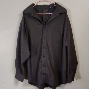 travelSMART Green Plaid Long Sleeved Button Up Shirt Size 2XB